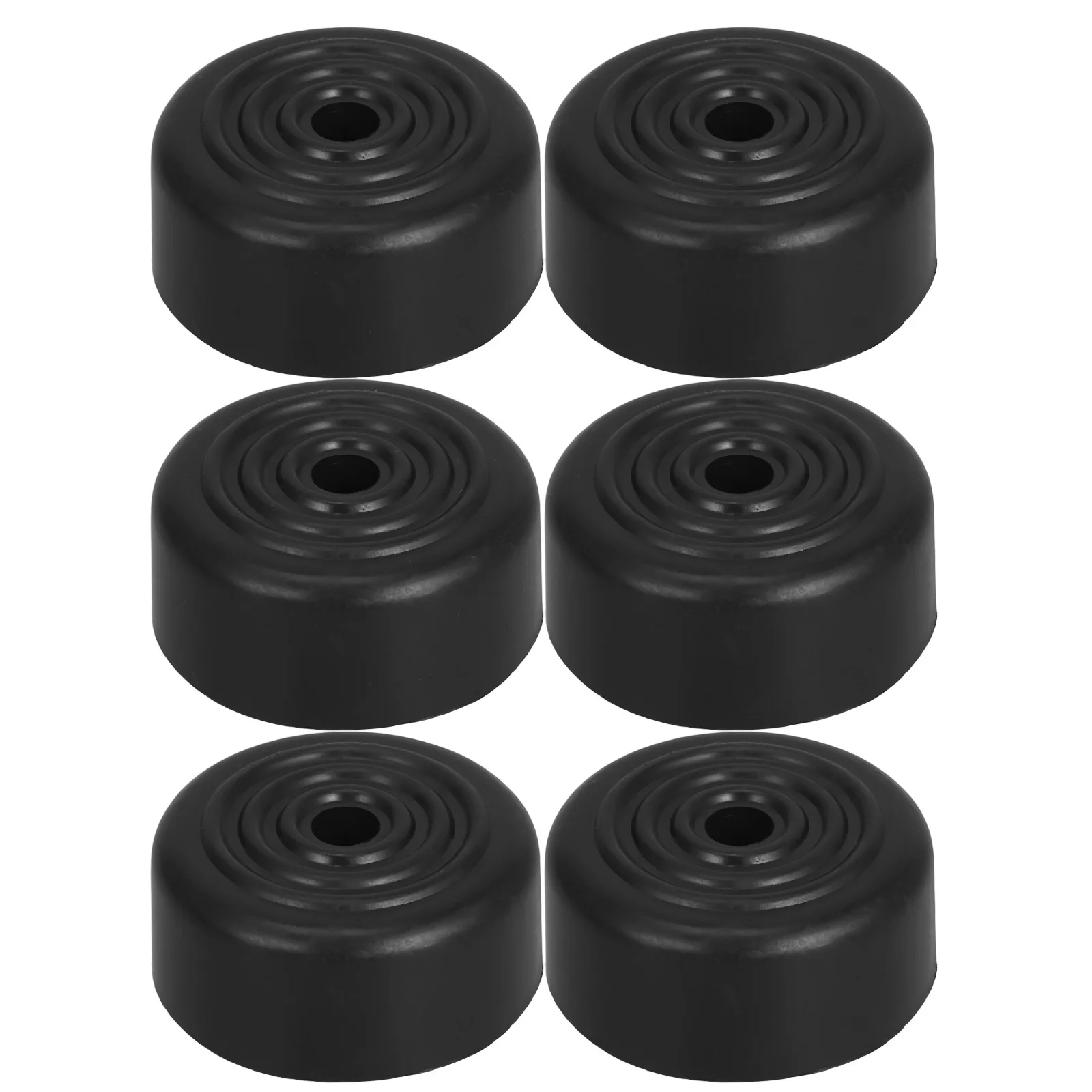 

6pcs Black 5Cm Round Tapered Sofa Legs Replacement Durable Screw In Furniture Feet For Couches Tables Cabinets Non Slip