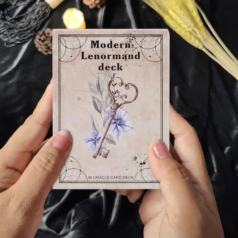 Modern Lenormand Oracle Cards Divination Tools Fortune Telling Tarot Cards Standard Tarot Decks for Board Game Fate Divination