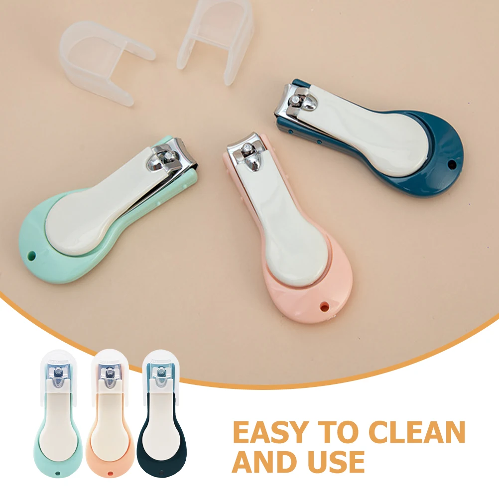 

3 шт. детские кусачки для ногтей, складные триммеры, простые в использовании, безопасные для малышей, подарок для новых опытных родителей