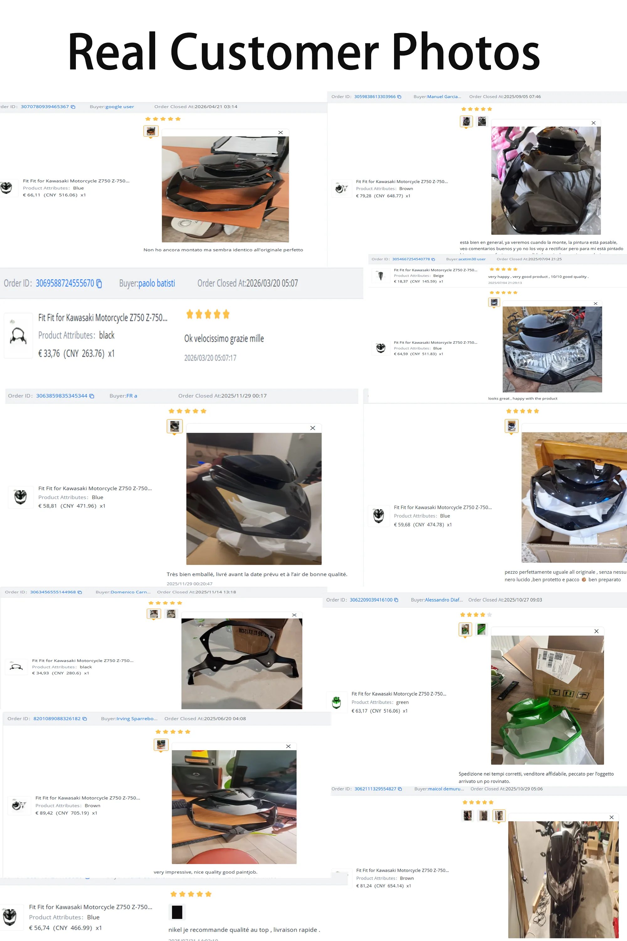 Fit for Kawasaki Motorcycle Z750 Z-750 2007 - 2012 Accessories Upper Front Head Neck Headlight Cover Fairing Cowl Nose