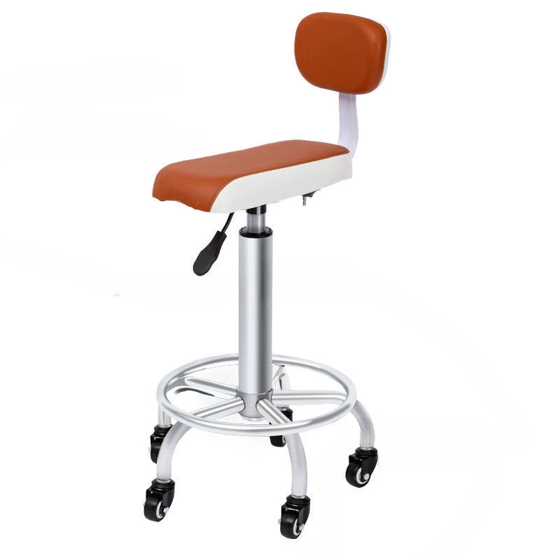 Muebles de salón simples, sillas de peluquero modernas, respaldo para cafetería, silla de Bar, cocina casera, silla de cocina, sillas elevadoras de polea para salón de belleza