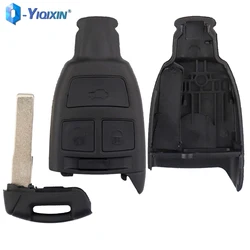 Smart Card Remote Car Key Shell For Fiat 500 Punto Croma 3 Button Auto Fob Cover Case Small SIP22 Emergency Uncut Blade No Logo