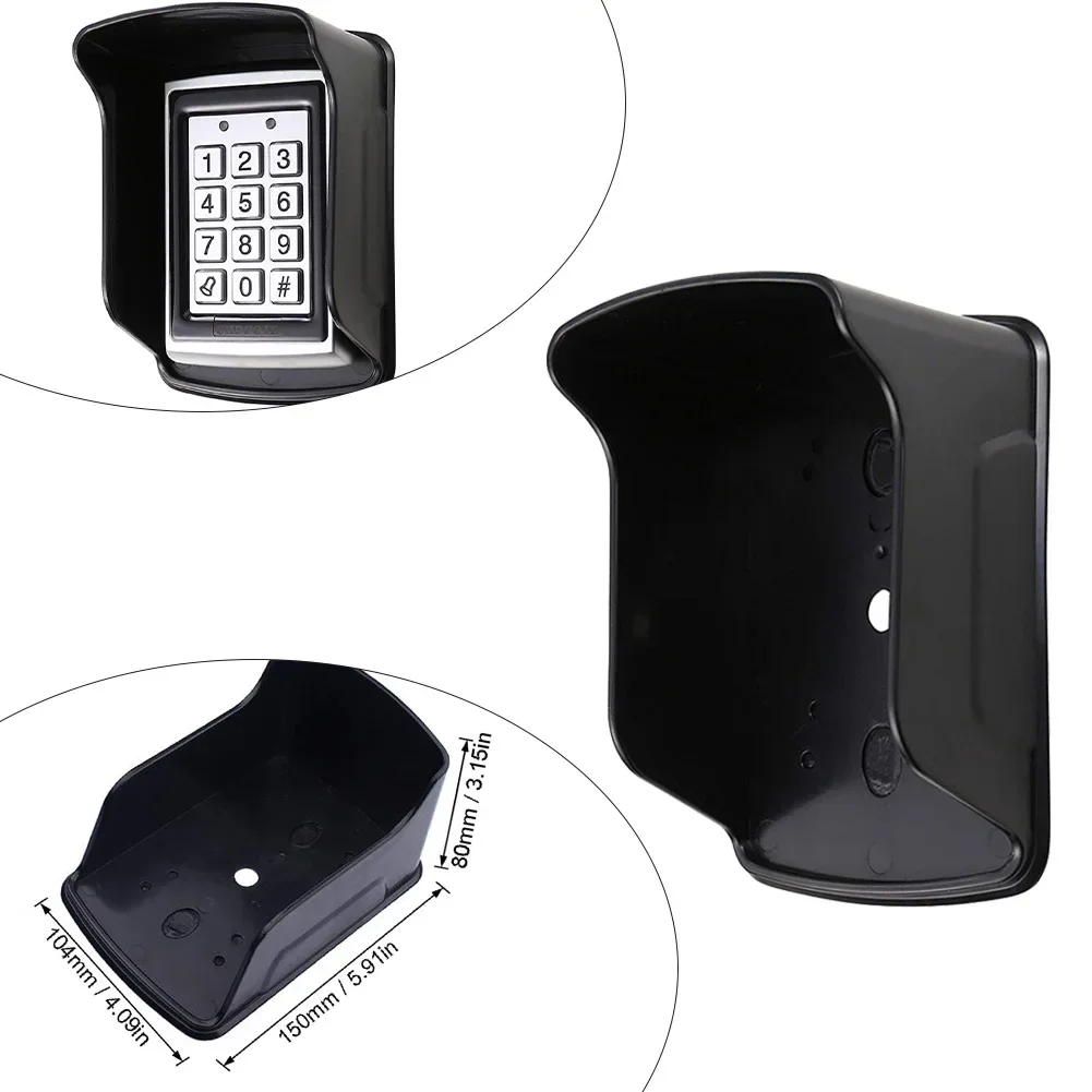 Access Control Machine Card Reader Rain Cover Outdoor Switch Rain Cover Door Lock Opener Keyboard System