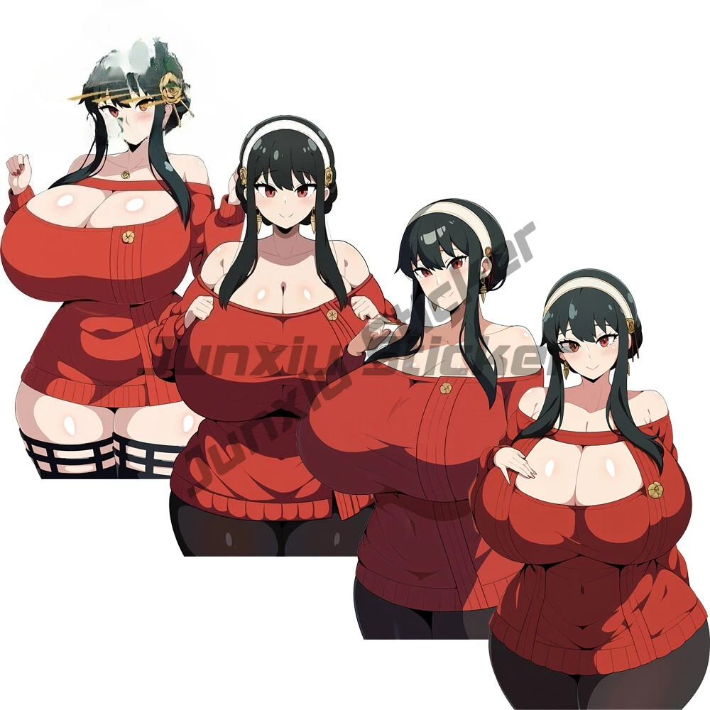 

Sucubus Yor Big Boobs Waifu Anime Car Sticker Vinyl Trunk Sticker