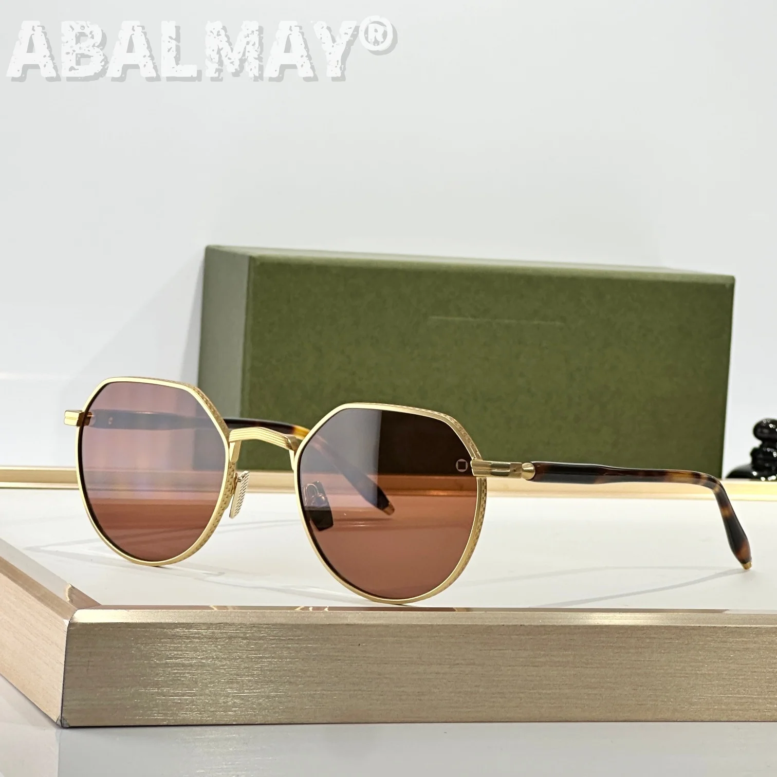 

Top High Quality Sunglasses for Men AKS-522 SIZE 50-20 Classic Women Luxury Brand Designer Fashion sun glasses UV400 With box