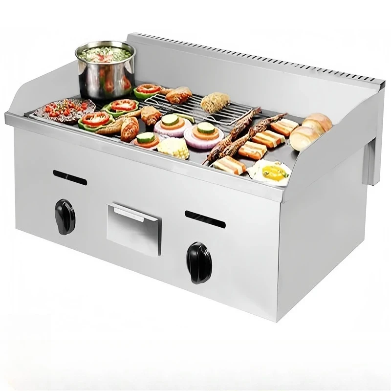 Commercial electric iron grill for restaurant/outdoor grilling