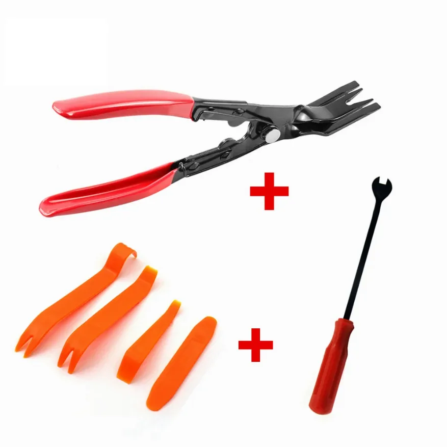 

Car Headlight Repair Installation Tool Trim Clip Removal Pliers Panel Fascia Dash Upholstery Remover Hand-held Disassembly Tool