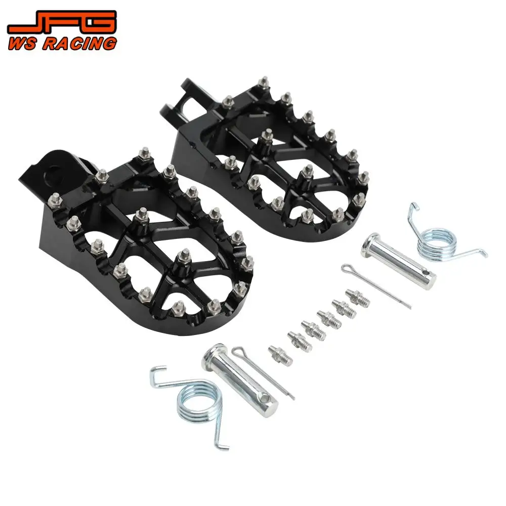 CNC Footpegs Motorcycle Accessories Footpedal Foot Pedals Rests Peg For HONDA MSX125 GROM125 MSX GROM MONKEY 125 Street Pit Bike