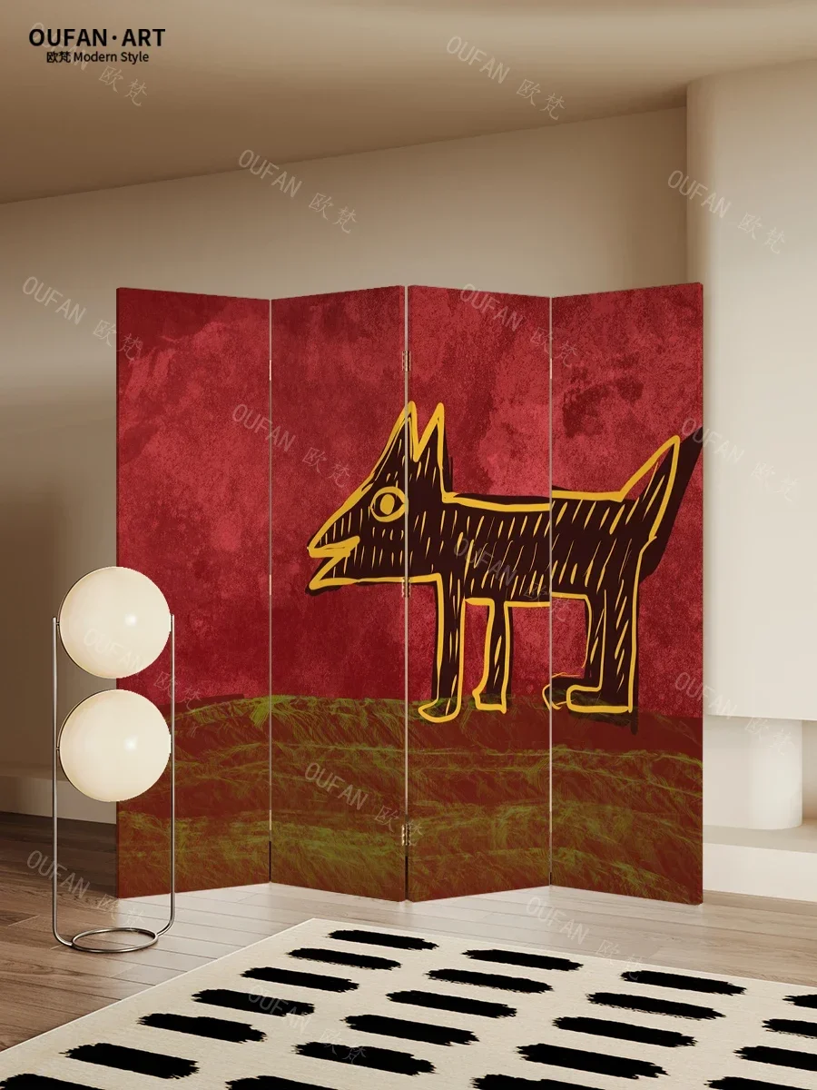 Bedroom cover bedside household folding mobile folding screen