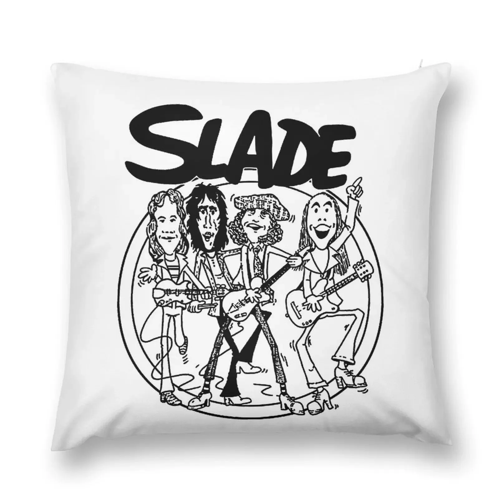 Slade Fan Club Throw Pillow Room decorating items Pillow Case Christmas pillow