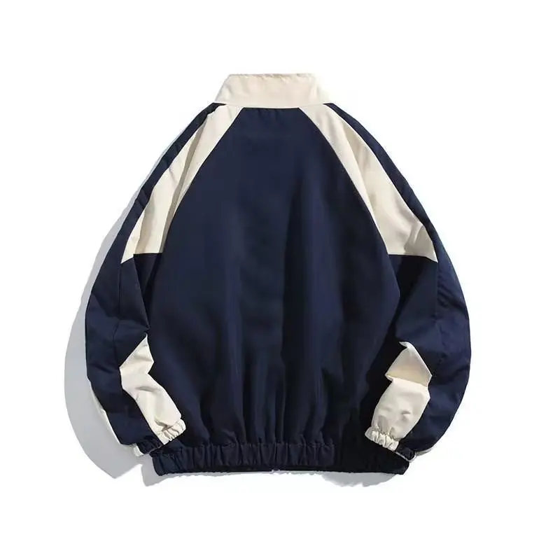 

Университетская куртка в стиле хип-хоп, мужская уличная лоскутная цветная черная ветровка, пальто, женские весенне-осенние тонкие модные студенческие куртки