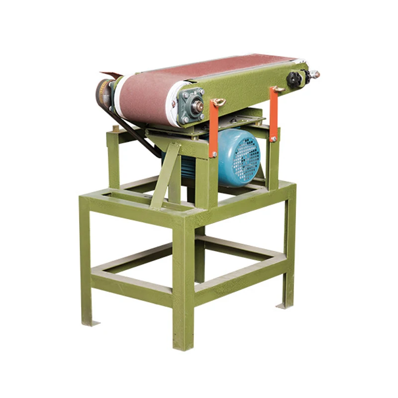 Multifunctional professional woodworking electric belt sander with expandable roller, 380V DC power supply for polishing