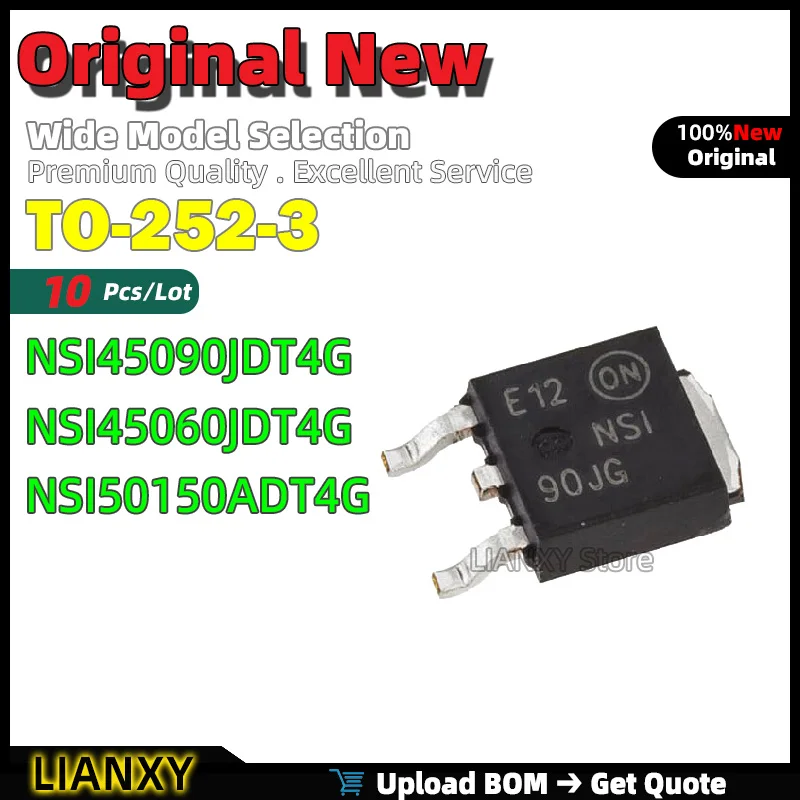 10pcs TO-252-3 NSI45090JDT4G NSI45060JDT4G NSI50150ADT4G LED Driver New Original