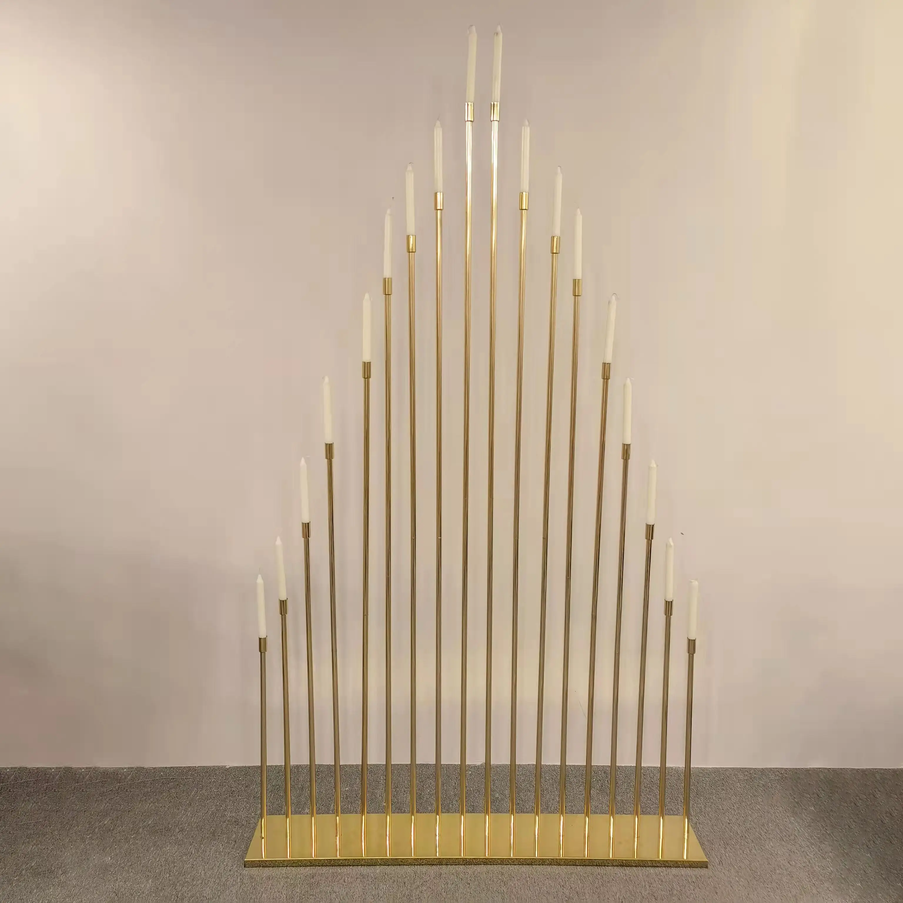 Tempat Lilin Logam 16 Kepala T - Centerpiece Stick ulasan dan harga