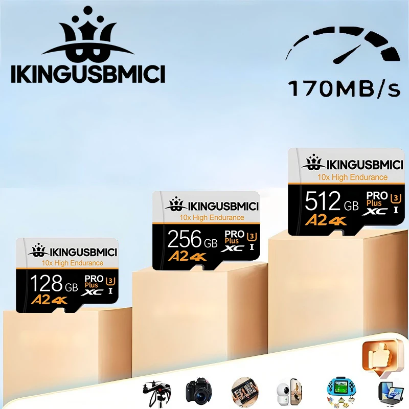 

Universal SD Cards Micro TF Card Memory Card TF Cards 32GB 64GB 128GB Full HD Waterproof A2 V30 for Tablet Action Camera