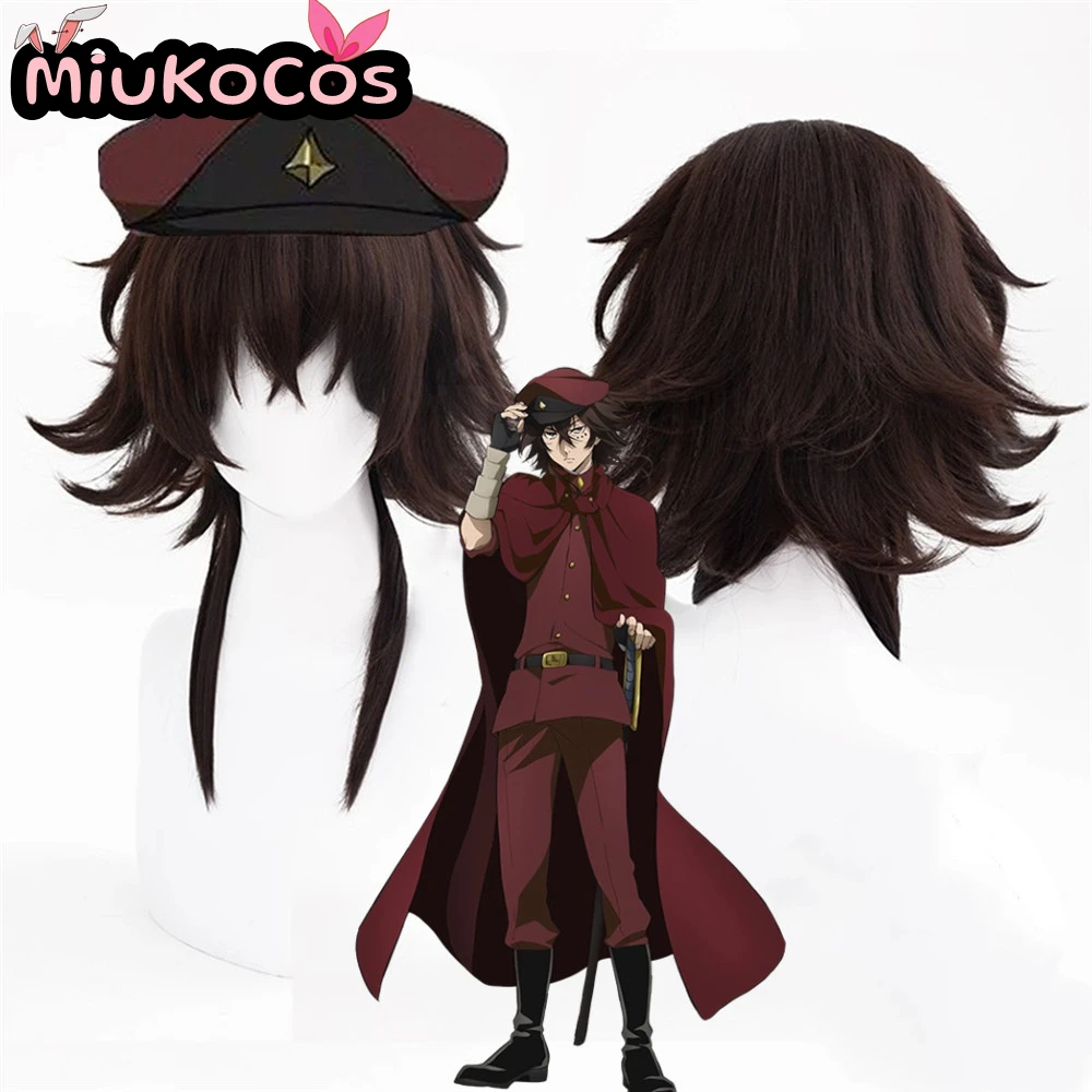 IN STOCK Tetchō Suehiro Cosplay Wig MiukoCosplay Anime Bungo Stray Dogs Cosplay