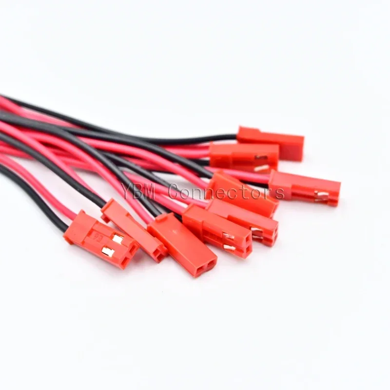 JST 2 Pin Male & Female Cable Connector JST 2P Wire Plug Jack Connectors for LED Lamp Strip RC BEC Battery DIY FPV Drone