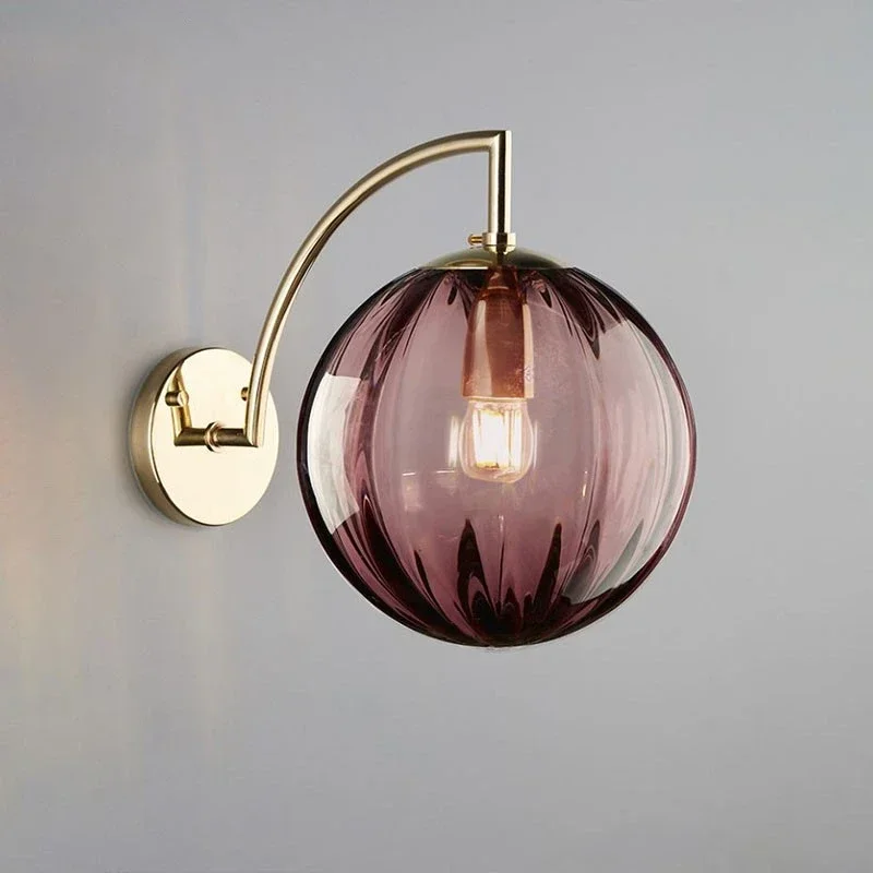

Nordic Wall Lamps Glass Ball Modern Led Wall Lamp For Living Room Bedroom Home Bedside Wall Light Bathroom Fixtures Mirror Light