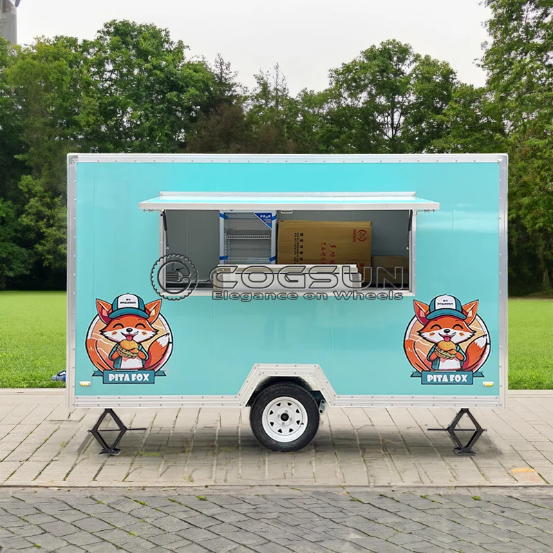 

Custom Waffle and Dessert Food Truck Eye-Catching Design Fully Equipped Kitchen