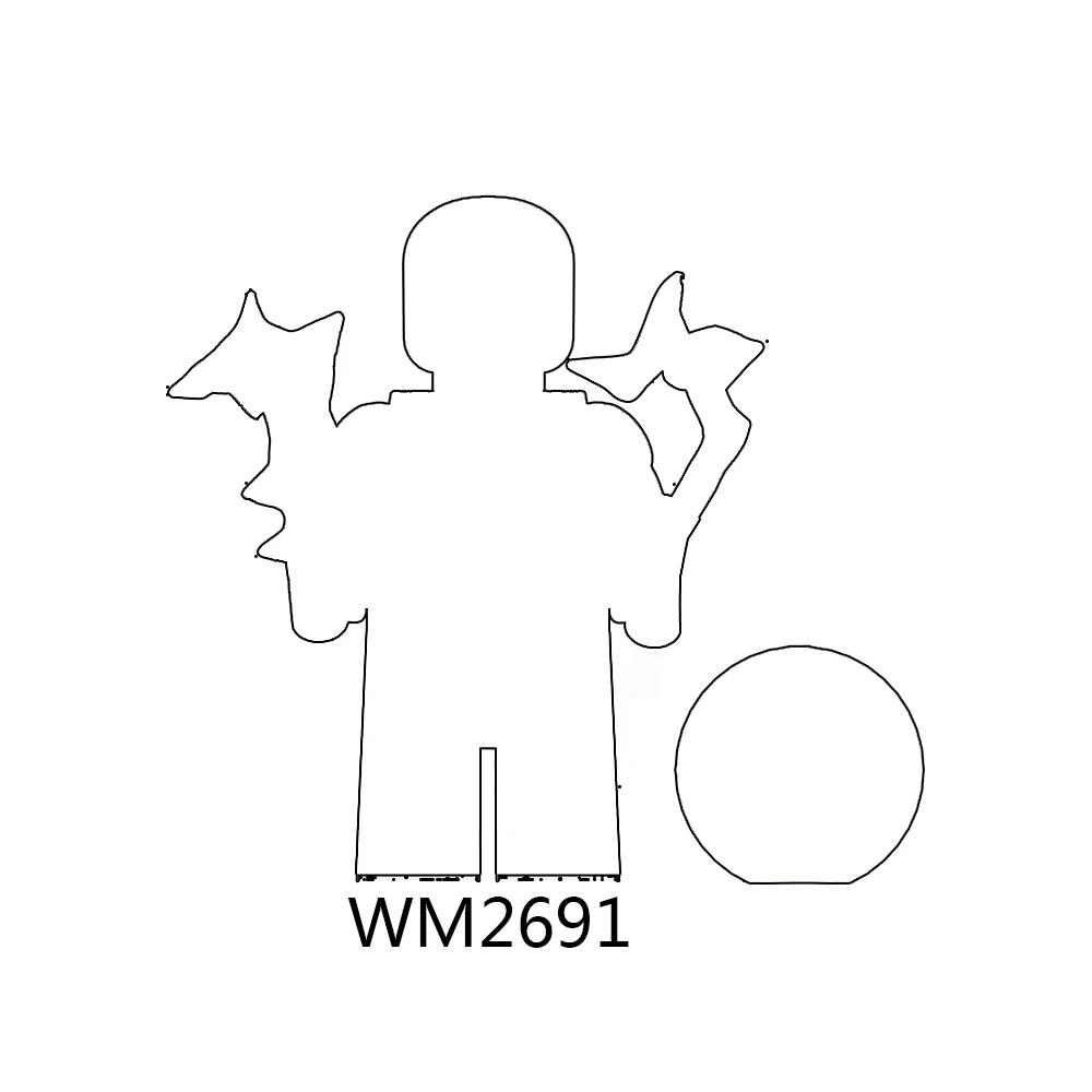 WM6180 Figurki anime Klocki konstrukcyjne Zabawka WM2690 WM2691 WM2692 WM2693 WM2694 WM2695 WM2696 WM2697