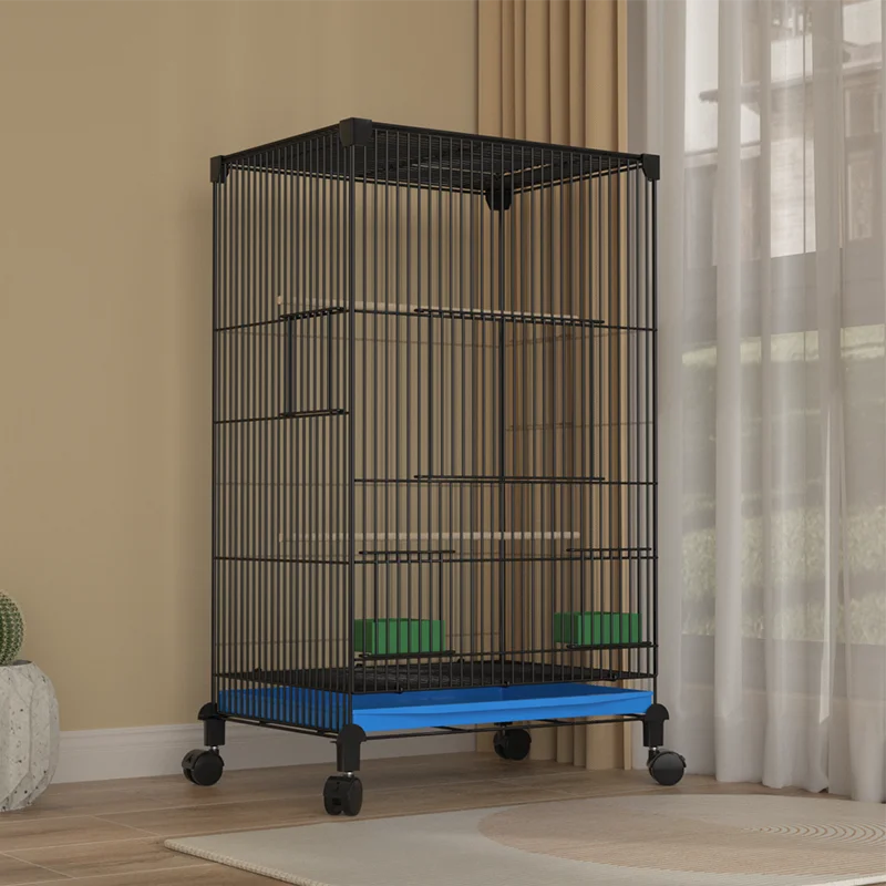 House Big Parrot Bird Cage Hamster Large Speciality Bird Cage Nesting Box Feeder Home Jaula Decorativa Pet Accesories RR50BC