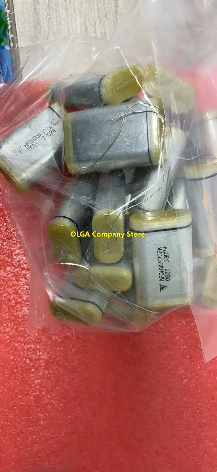 [Imported] high voltage capacitor 35KV302K high voltage thin film capacitor 35KV3000P 302K35   10PCS -1lot