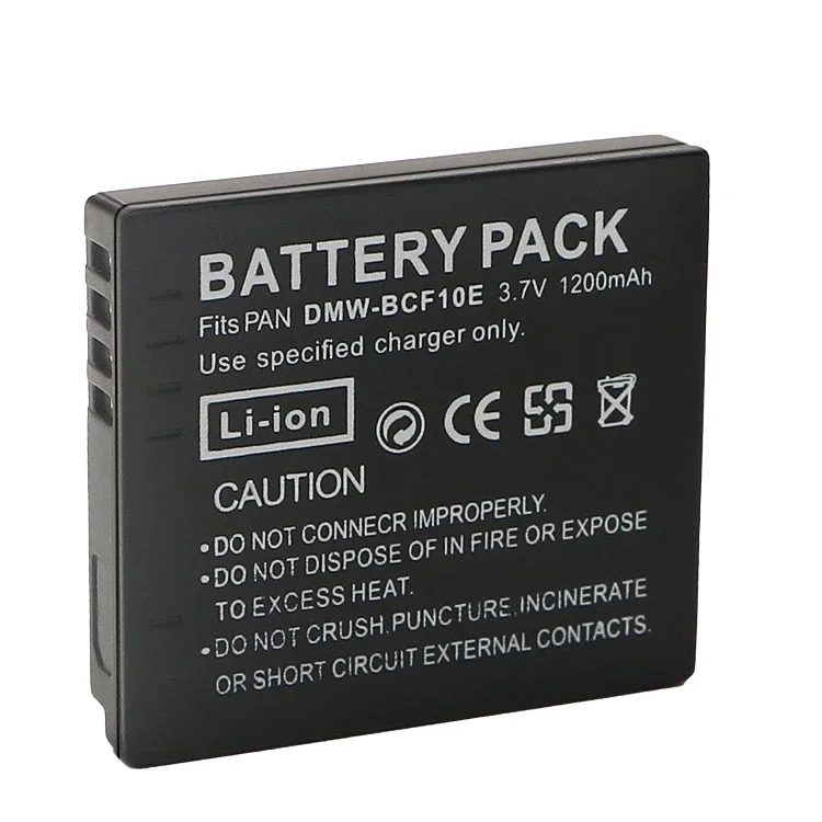 DMW-BCF10 BCF10E BCF10GK BCF10PP CGA-S/106B S/106C S/106D Camera Battery for Panasonic DMC F2 F3 F4 FH1 FH20 FH22 FH3