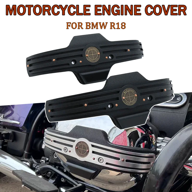 

Motorcycle Accessories For BMW R18 Cylinder Cover Guards Contrast Cut FOR BMW R18 Series Engine Protection 2021 2022 2023