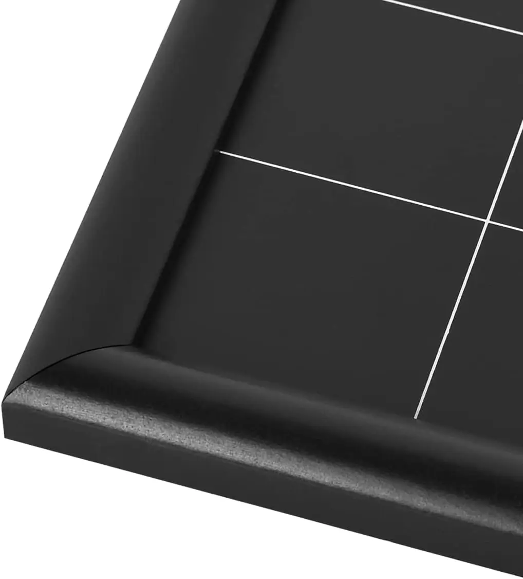 سبورة تقويم مغناطيسية كبيرة مقاس 17.7 × 23.6 بوصة لتخطيط المنزل والمكتب والمدرسة بإطار أسود #3