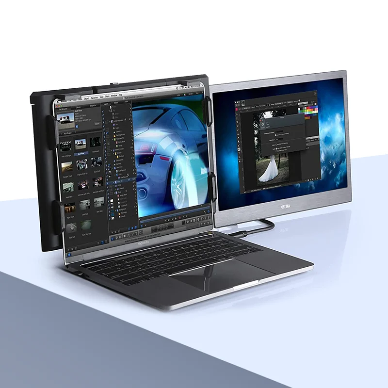 

Eloam EL-P1 11,6-дюймовый игровой ЖК-монитор FHD, 60 Гц, IPS-панель, встроенные двойные динамики, регулируемая подставка USB-C для ноутбуков, делового использования