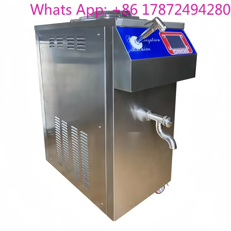 30L Small 3 in 1 Pasteurization Mini Pasteurizer and Homogenizer for Milk Machine Ice Cream Gelato Batch Freezer Sterilization