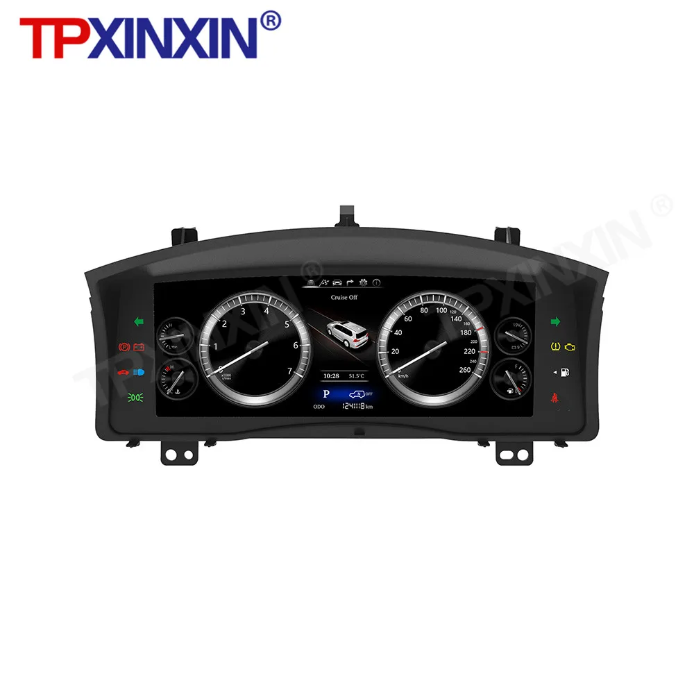 LCD Digital Cluster For Lexus LX570 2007-2015 Dashboard Car Instrument Panel Speedometer Headunit Meter Screen Headunit Linux OS