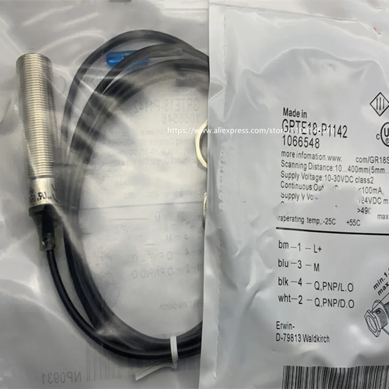 

2Pcs New Sick Photoelectric sensor GRTE18-P1162 GRTE18-N1162 GRTE18-N1112 GRTE18-P1152 GRTE18-P1112 GRTE18-P1142