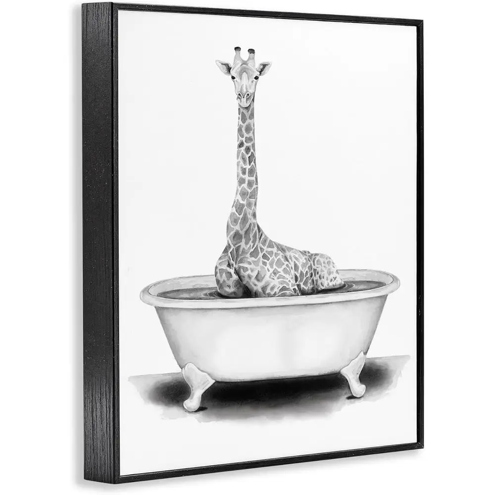 Rachel Neiman's Humorvolle Giraffenwanne, 16 x 20, schwarzer Rahmen