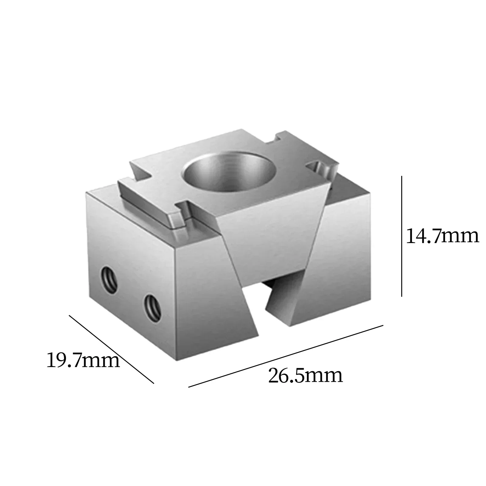 M6 8 10 12 Bench Vise OK Vise Wedge Clamps Precision Modular Single Side / Bilateral Vise for Cnc Industrial Machining