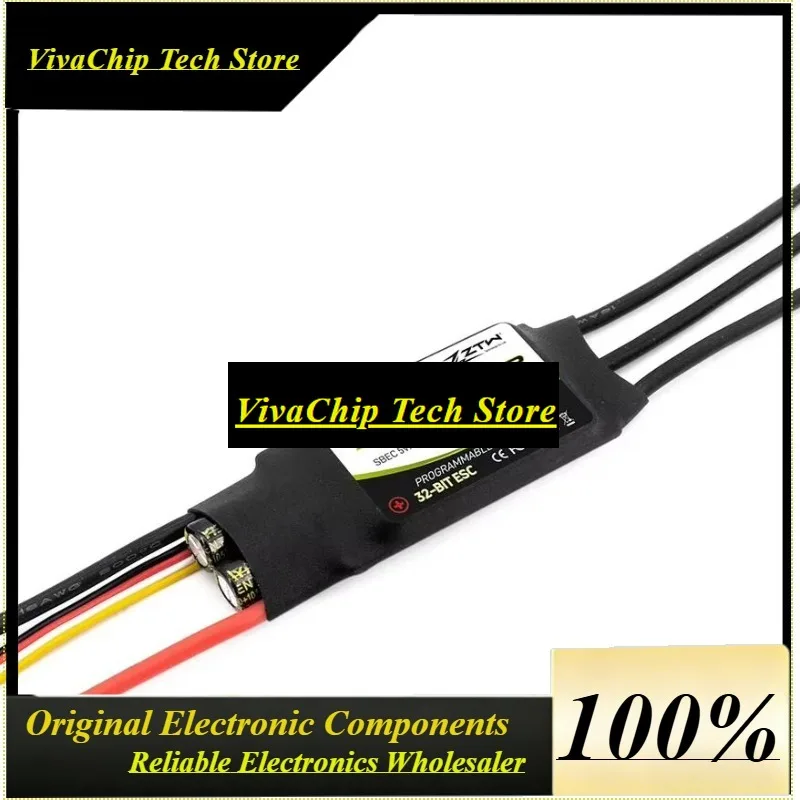 VivaZTW Mantis G2 Series 45-55A Brushless 32-Bit ESC Mini Speed Controller 2-6s Lipo 43G SBEC Output: 5.6V/7.4V Adjustable@4A 96