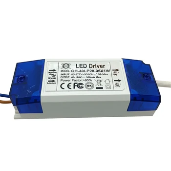1 adet 20W 30W 40W LED sürücü 20-36x 1w 350mA DC60-120V yüksek güç LED Powr kaynağı projektör