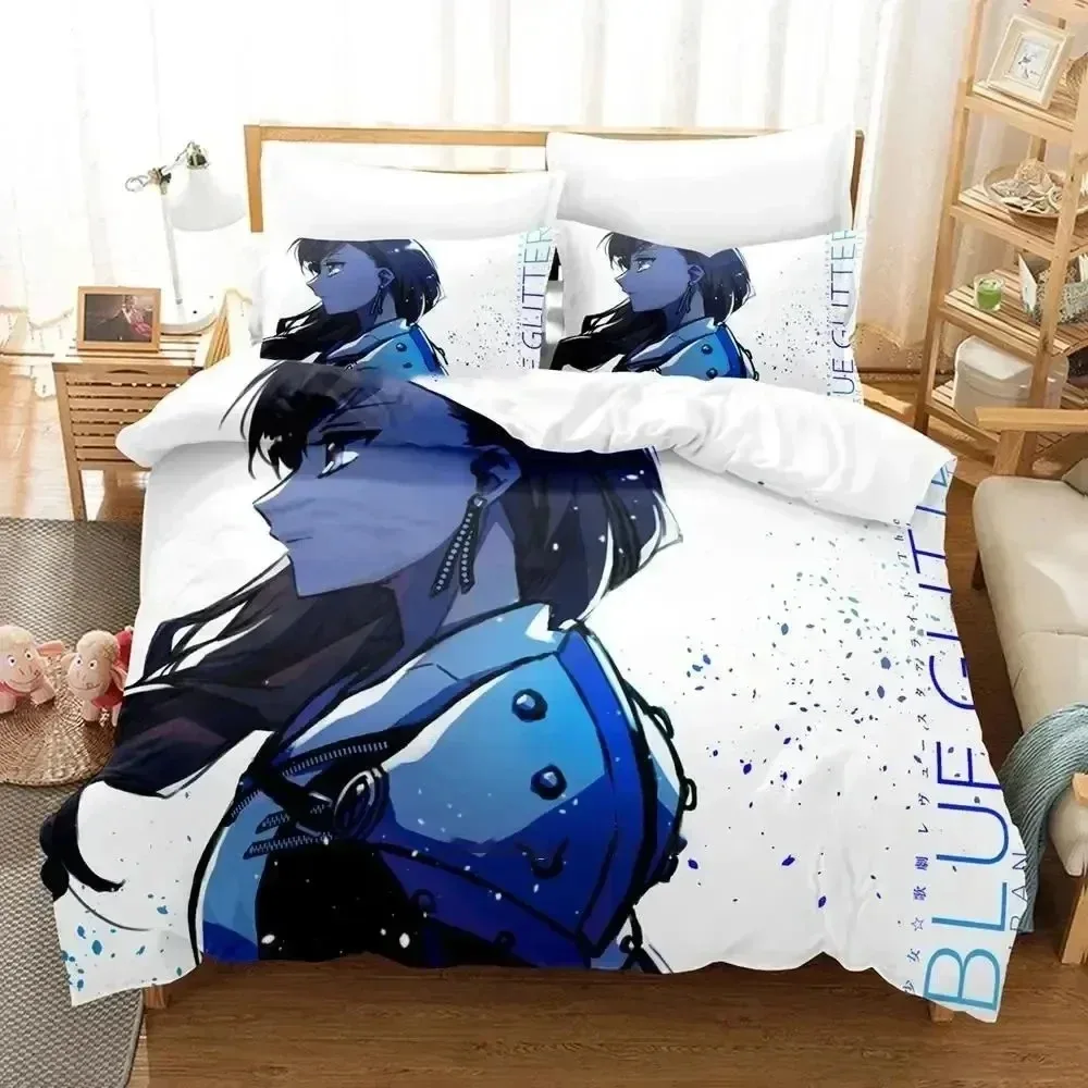 

3D Print Anime Revue Starlight Bedding Set Boys Girls Twin Queen Size Duvet Cover Pillowcase Bed Kids Adult Fashion
