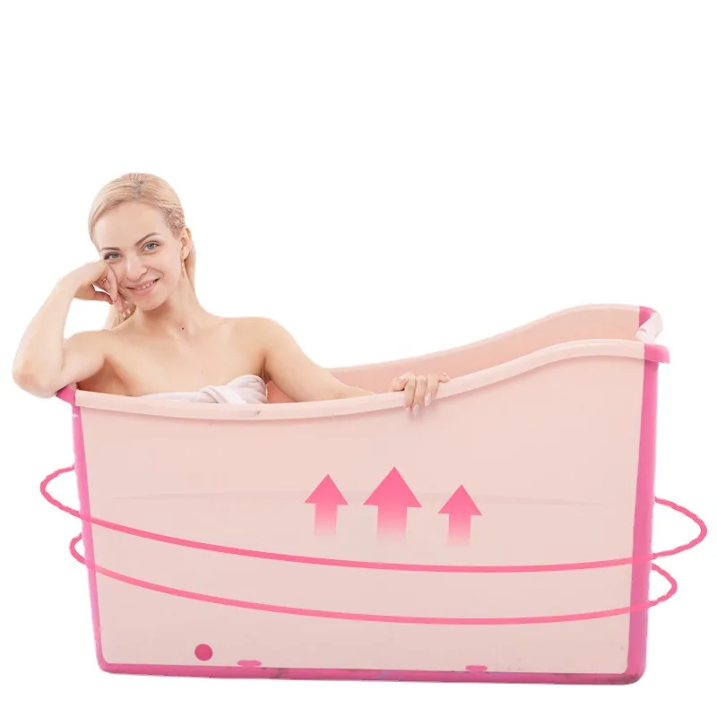 

Folding Bath Barrel Adult Bath Bucket Household Bathtub Bathtub Bath Bucket Whole Body Bath Barrel