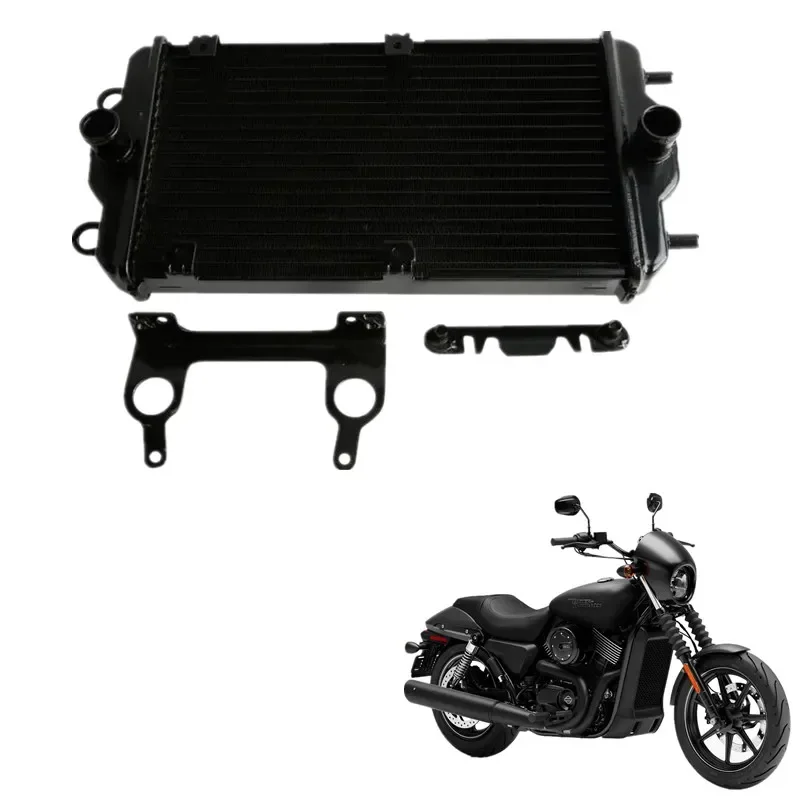 For Harley Street XG750 XG500 2015-2020 Street ROD XG750A 2017-2020 Motorcycle Radiator Oil Cooler Cooling With Bracket