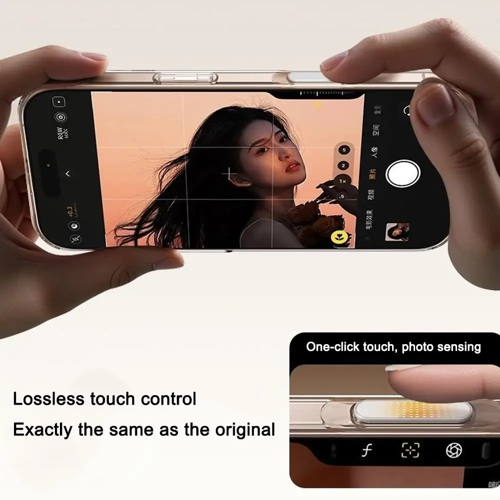 For iPhone 17 Pro Max Metal Camera Control Button Sensitive Smart Control Capture Button Phone Accessories