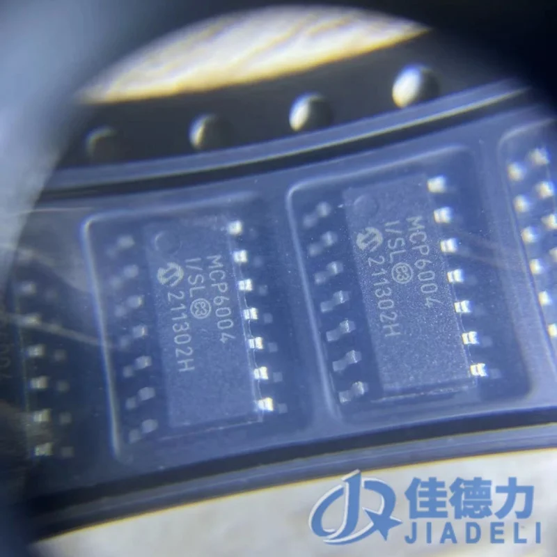 1PCS MCP6004T-I/SL IC OPAMP GP 4 CIRCUIT 14SOIC DC2025 SOP14