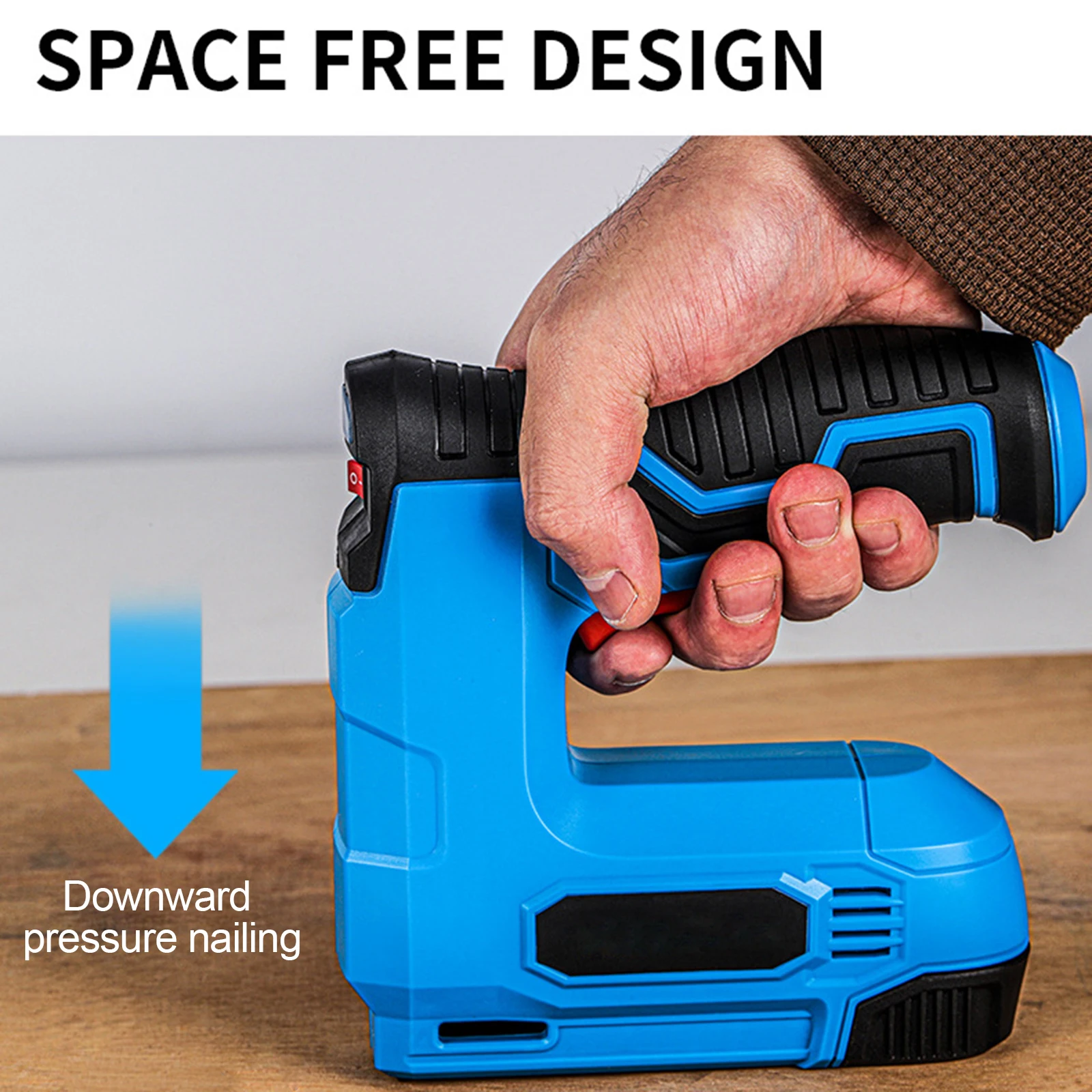 Nail Gun USB Rechargeable Wireless Nail Gun Portable Straight / Square Nail Home Small Portable Wireless Nail Gun Woodworking