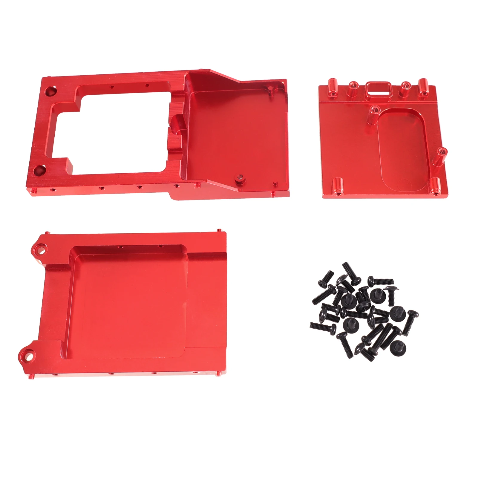 Suitable for MN 1/12 MN78 MN168 RC Car metal gearbox installation base motor bracket crossbeam assembly accessories