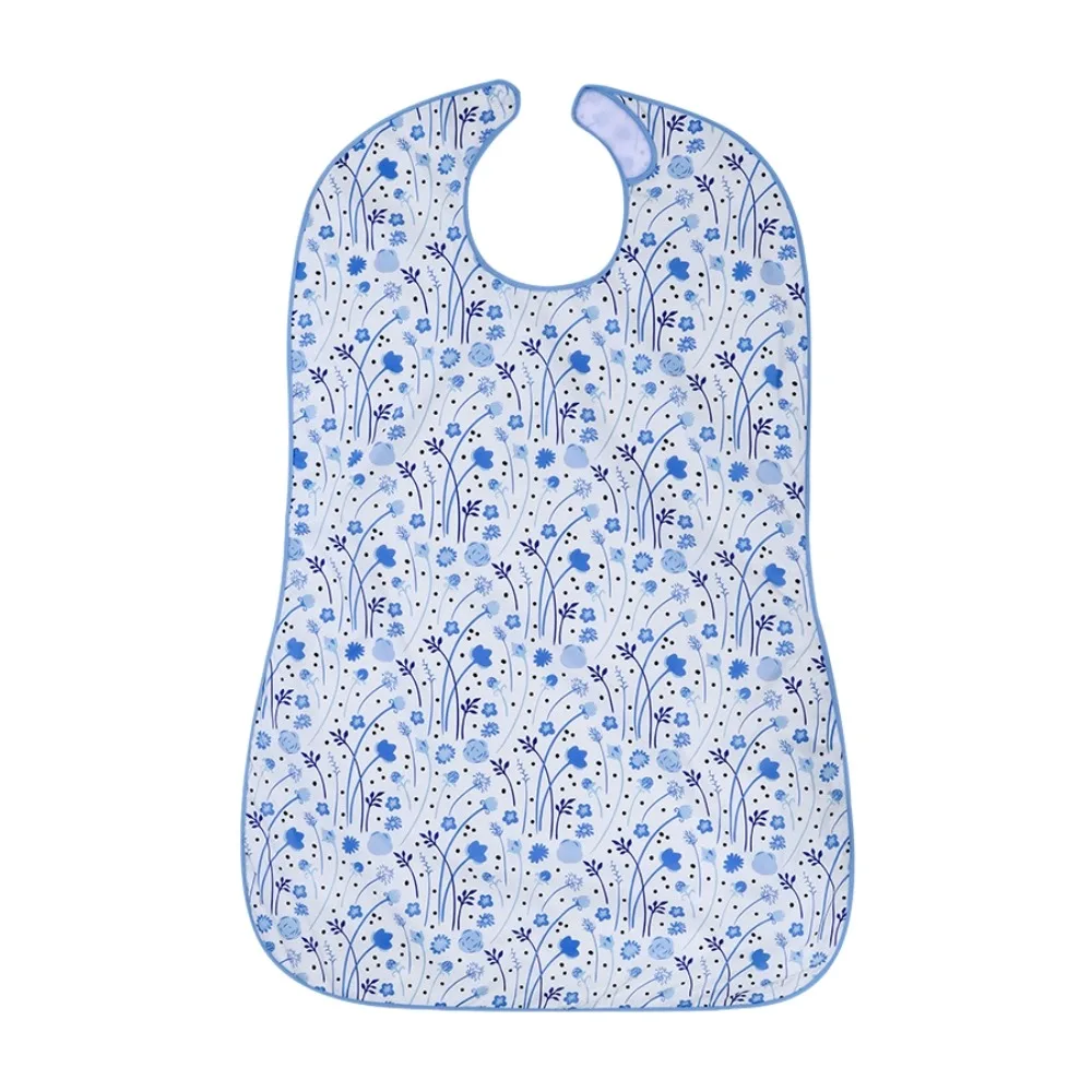 

Waterproof Elderly Eating Bib Washable Soft 42x28 Inches Extra Large Bib Quick Dry Anti Dirty Saliva Towel Nursing Home Use