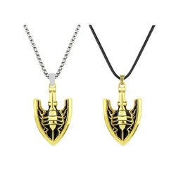 Anime JOJOS BIZARRE ADVENTURE Necklace Kujo Jotaro Arrow Metal Pendant Chain Choker Necklaces Charm Gifts Jewelry Collares