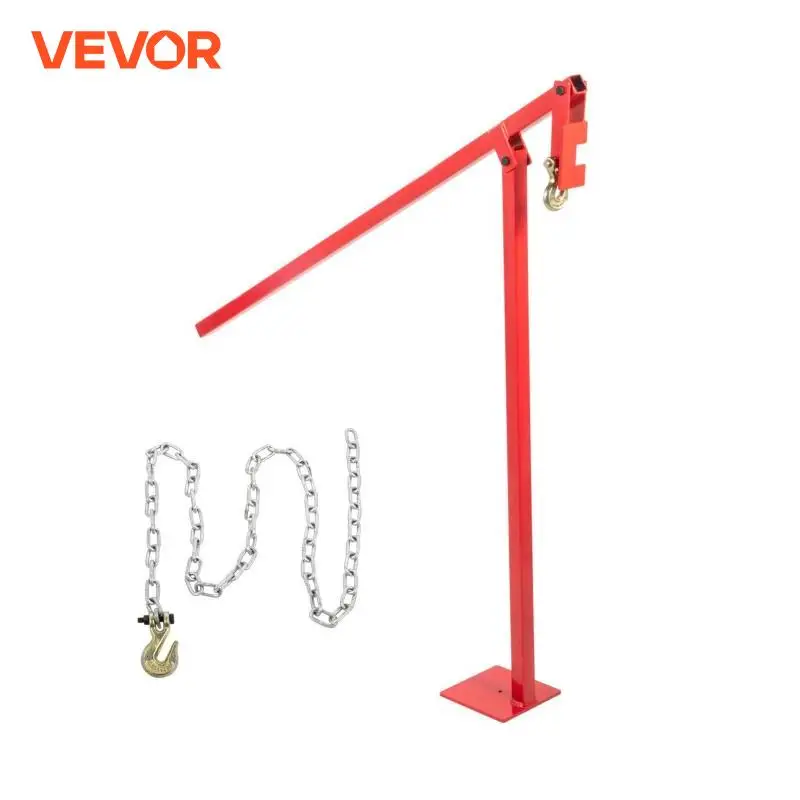 VEVOR T Iron Post Lifter Puller Fence Post Puller Jack 43.3x5.9x5.9in Fence Post Remover Steel Pole Remover Farming Agriculture