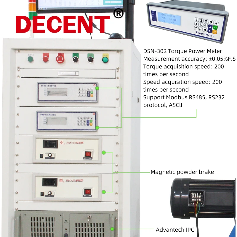 China-made motor test bench Customized engine test bench Torque test bench