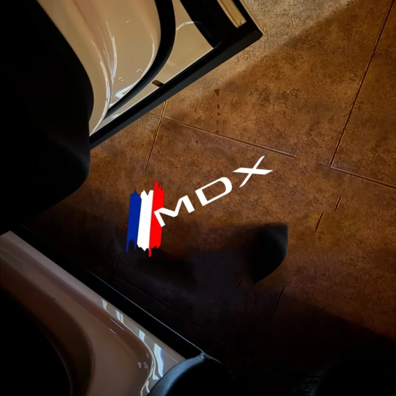 

2pcs LED Shadow Projector Courtesy Lights Car Door Welcome Lights Shadow Light Laser Lamps for Acura MDX RDX RLX ZDX TLX TL TSX