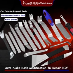 Stainless Steel Pry Bar Car Audio Trim Removal Tool Auto Interior Door Panel Dashboard Navigation Disassembly Modification Tools